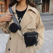 Women Fanny Packs - 黑色 - 查看 2
