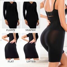 女性收腹塑身短褲,高腰,運動緊身提臀褲