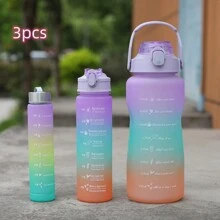 Gradient Color Water Bottle - Violet Purple - View 1