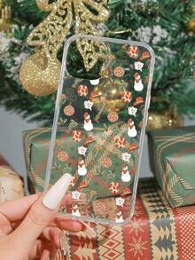 1 Miếng Phong cách phương Tây Được Sơn Giáng sinh Người tuyết In Ốp lưng & bao da điện thoại Tương thích với iPhone - Nhiều màu - Xem 2