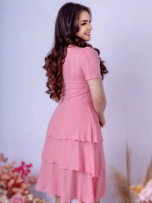 Women Dresses - 淺粉色 - 查看 3