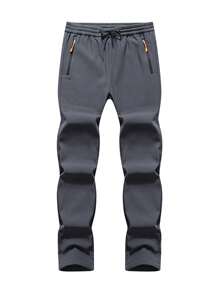 Pantalones Softshell De Exterior Para Hombre Para Senderismo Y Escalada - Gris - Ver 1