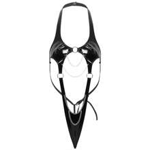 Women's Lingerie One Piece Coated Underwear Babydoll Bodysuit Teddy With Back Lace - 黑色 - 查看 6