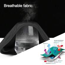 1pc Breathable, Sun-proof And Windproof Cycling Face Mask Hood - Black - View 9