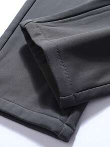 Pantalones Softshell De Exterior Para Hombre Para Senderismo Y Escalada - Gris - Ver 4
