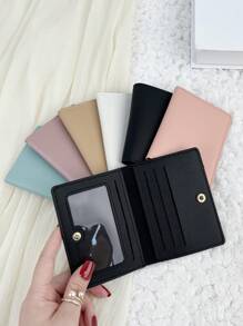 SOUTHLAND&KANGAROO Brevficka Plånbok Mode Malist Smal Lätt Bärbar Kontantkort Kort Myntficka För Födelsedagspresent Jubileum På Alla Hjärtans Dag Kvinnlig Dam Flickor Tonåringar För College Student Skola Student Män Man Presentväska Present Gåvor Till lärare Hot Rosa Korthållare Plånbok Visitkortshållare Kreditkortsinnehavare ID-kortshållare Kvinnor För Kvinnor Plånbok Miniplånbok Plånbok Plånbok Kort - Svart - Visa 5