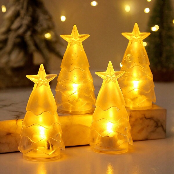 1pc Christmas Decoration Led Light - Christmas Tree Shaped