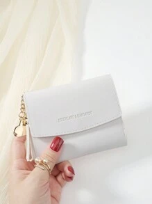 SOUTHLAND&KANGAROO Ví nhỏ gấp đôi dành cho nữ, ví nhỏ gọn, nhẹ, thời trang tối giản, hiện đại, dùng trong kinh doanh, kỷ niệm, ngày lễ tình nhân, quà tặng sinh nhật cho cặp đôi, cho các bé gái, cho các cô gái, cho các bạn nữ, túi đựng đồ dùng học tập, cho trường học, phòng ký túc xá và quà tặng trở lại trường, quà tặng cho doanh nhân, giản dị, ví nữ, ví nhỏ - trắng - Xem 3