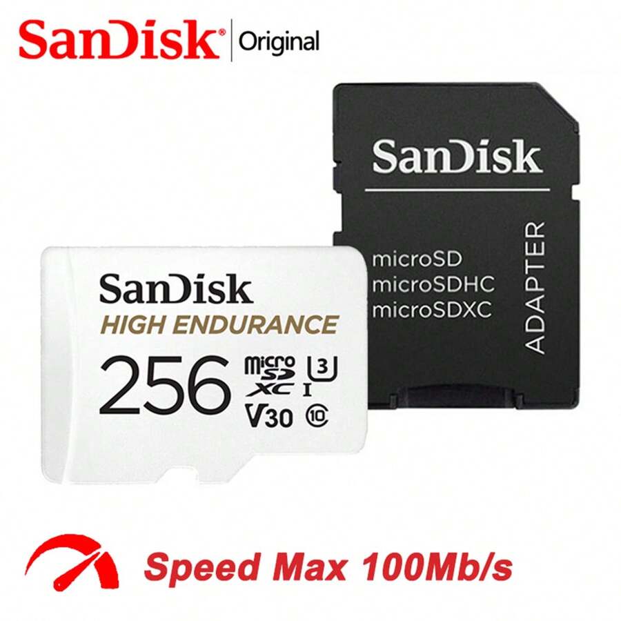 SANDISK Cao Độ bền Thẻ , U3 4K V30 Thẻ nhớ Tf Thẻ Flash 256GB 128GB 64GB 32GB , Tốc độ cao Vi mô Thẻ SD Mini Thẻ SD Đối với Điện thoại Máy chụp hình Giám sát
