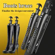 1pc Adjustable Elastic Boot Shaper For Tall Boots - Black - View 3