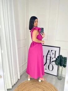 Women Dresses - 紫羅蘭色 - 查看 3