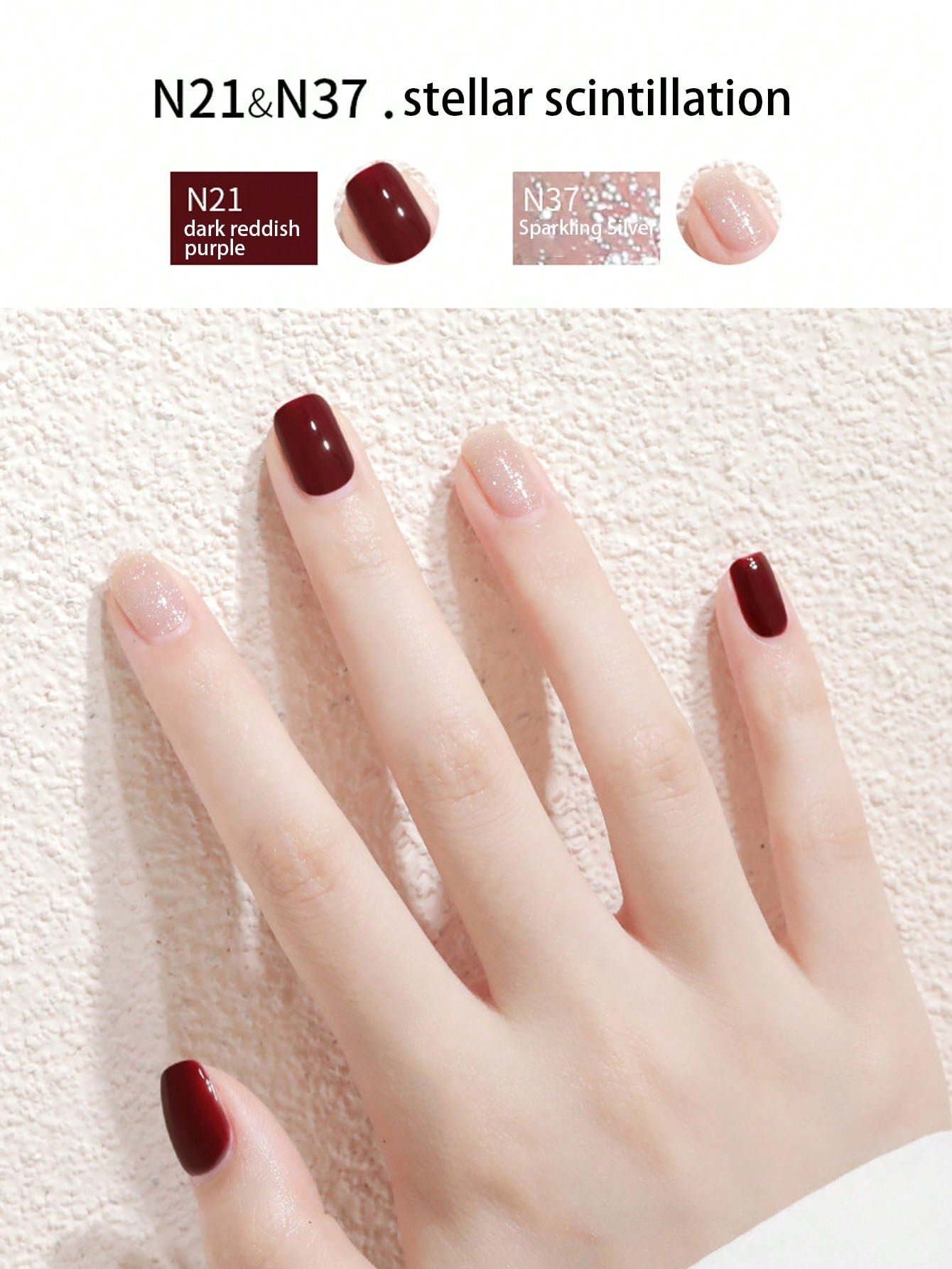 طلاء أظافر مائي 10 مل، جاف بسرعة، طويل الأمد، قابل...