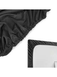 1pc Flexible Polyester Computer Dust Cover Monitor Protective Cover Compatible With IMac Macbook Pro Air Dust-proof For 27Inch - Black - View 5