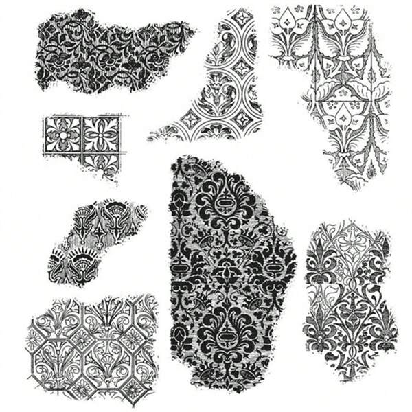 1PC Patterned Block Stamps for DIY Scrapbooking Card Stencil Paper Craft Handmade Album Handbook Decoration New Stamps