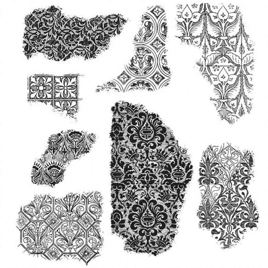 1PC Patterned Block Stamps for DIY Scrapbooking Card Stencil Paper Craft Handmade Album Handbook Decoration New Stamps - Clear Stamp - View 1
