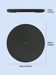 無線充電器,最大15w 快速無線充電板,相容於iphone 14/14 Plus/14 Pro/14 Pro Max/13/13 Mini/se 2022/12/11/x/8、三星galaxy S22/s21/s20/s9等 - 黑色 - 查看 7