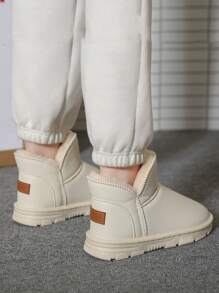 女性休閒舒適短筒雪靴,多用途保暖