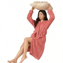 Bata de baño rosado casa - Rosa Pálido - Ver 4