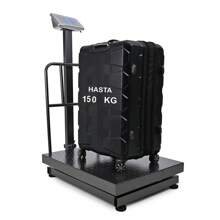 Bascula Comercial Industrial Digital de Plataforma Recargable 150 Kg 110v Uso Rudo Acero Inoxidable - Gris - Ver 3