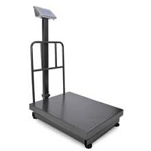 Bascula Comercial Industrial Digital de Plataforma Recargable 150 Kg 110v Uso Rudo Acero Inoxidable - Gris - Ver 2