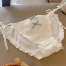 2件/套 Jk校服搭配甜美日式蝴蝶結領結性感軟妹領結三角內褲 - 彩色 - 查看 3