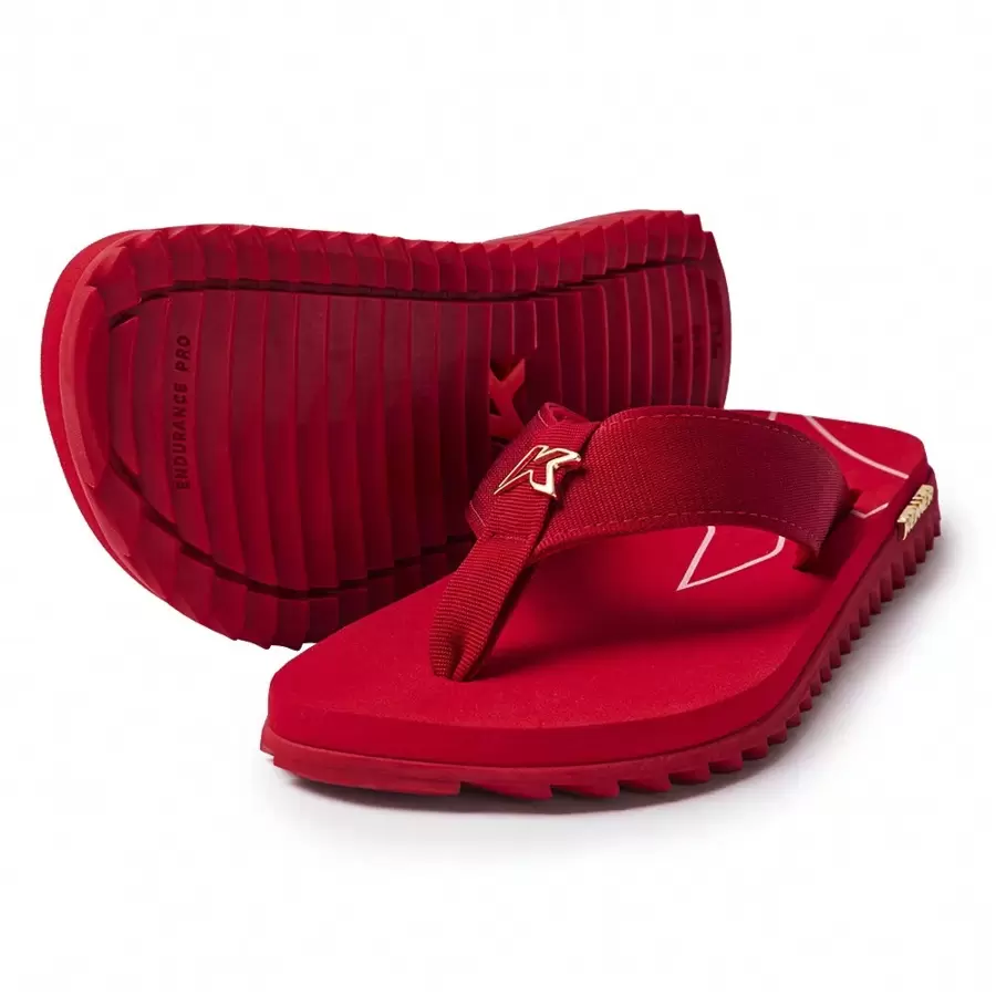 Men Flip Flops & Slides - Red - View 1