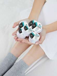 2Pairs Gray Disposable Socks Travel Business Breathable Compression Medium And Short Portable SoCks - Grey - View 8