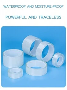 0.8mm亞克力防水廚房浴室牆角防霉防水縫隙膠帶 - 無色 - 查看 3