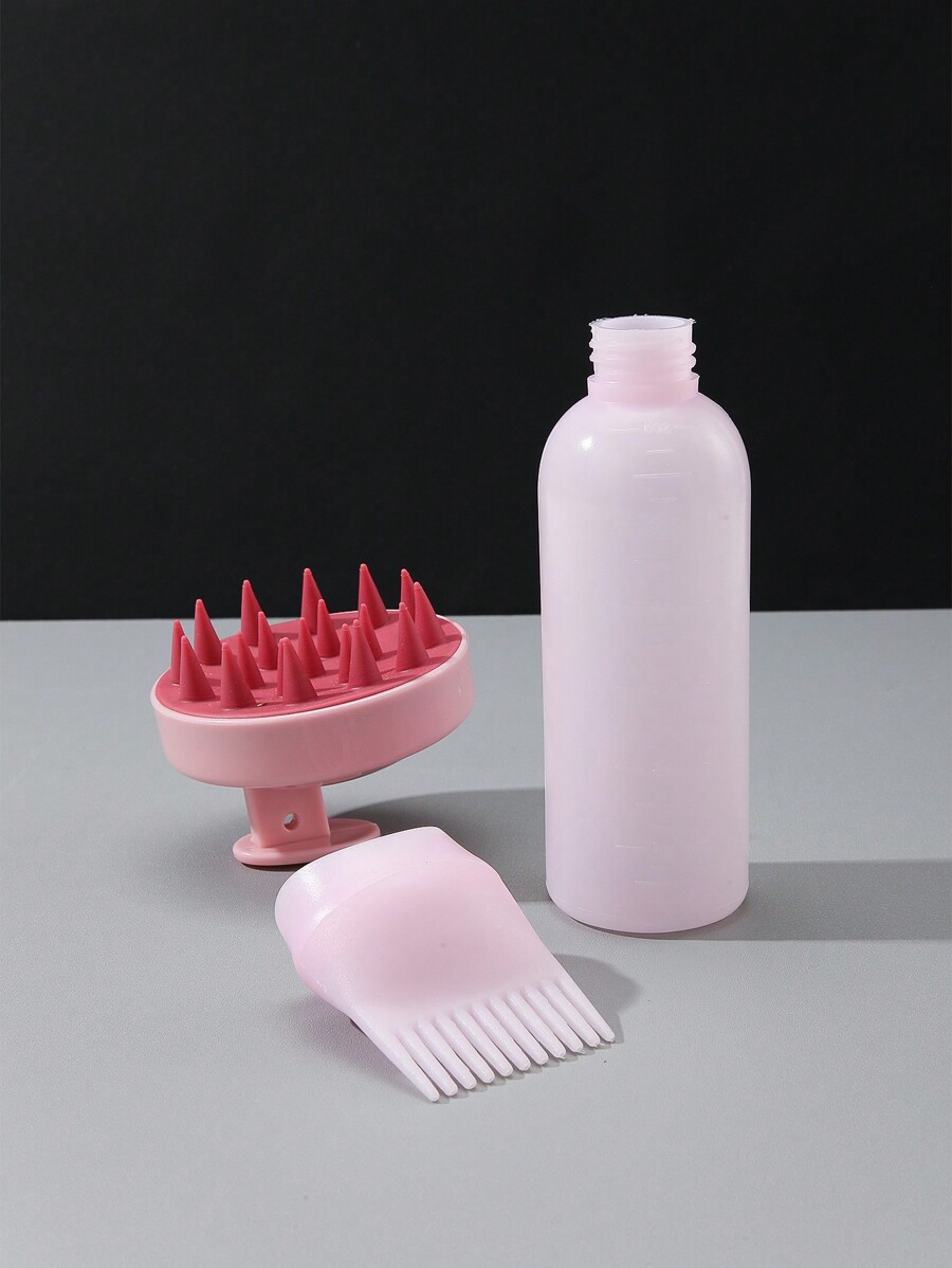 2pcs, 1 Piece Toothed dry Cleaning Bottle Shampoo Bottle Hair Dye Perm