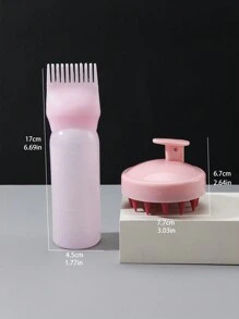 2 chiếc, 1 chai gội đầu khô có răng, chai xịt tóc, thuốc nhuộm tóc, uốn tóc, dụng cụ bóp tóc, cân, chai uốn tóc, dụng cụ làm tóc, và 1 lược gội đầu, máy mát-xa da đầu, máy mát-xa da đầu 2 trong 1 cho tóc khô/ướt, bàn chải gội đầu, bàn chải chăm sóc da đầu, phù hợp cho nam, nữ và trẻ em, dụng cụ làm tóc, sản phẩm và phụ kiện tóc - Nhiều màu - Xem 2