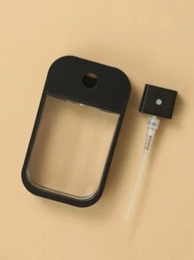 可替換的便攜式香水、調理水、酒精、殺菌劑和乳液噴霧瓶 - 旅行友好型45ml / 1.58oz雾化瓶，材料：透明瓶PETG +蓋子ABS + 噴頭PP - 黑色 - 查看 6