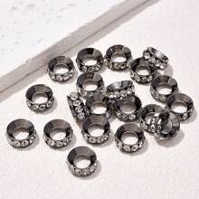 20 cái Đồng & Pha lê & Lớn Lỗ Hạt Spacer Hạt Bộ Đối với Làm đồ trang sức , Không giới tính - Nhiều màu - Xem 5