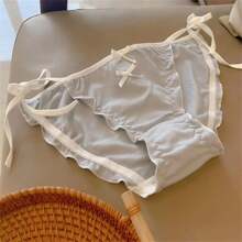 2件/套 Jk校服搭配甜美日式蝴蝶結領結性感軟妹領結三角內褲 - 彩色 - 查看 4