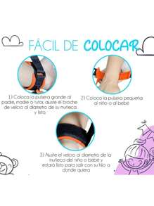 CORREA ANTIPERDIDA de Seguridad para Niños - Naranja - Ver 2