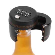 1 Pc Bottle Locks, Wine Bottle Lock, Cap Digital Lock For Wine, Plastic Bottle Password Lock Combination Lock For Wine & Liquor Bottle Wine Whiskey Bottle