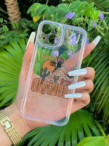 1 Funda De Móvil Pintada A Mano Con Patrón De Cactus Compatible Con Iphone - Multicolor - Ver 2