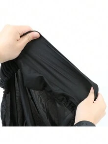 1pc Flexible Polyester Computer Dust Cover Monitor Protective Cover Compatible With IMac Macbook Pro Air Dust-proof For 27Inch - Black - View 6