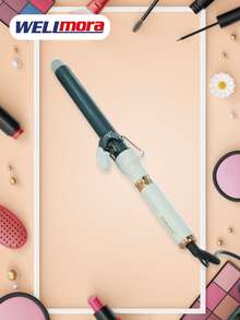 Tenaza Para Hacer Rizos Que Calienta Rápido - Todo Tipo De Cabello - NANOTECNOLOGIA De Titanio (Moldeado Suave) - Blanco - Ver 2