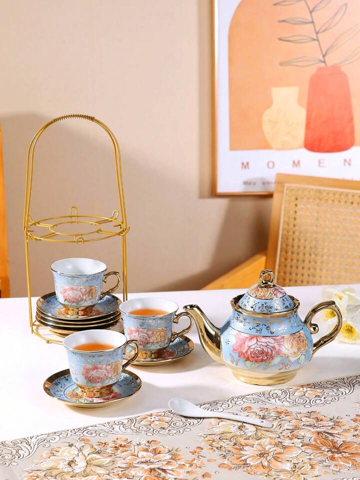 コーヒーポットセット 陶器製 6カップ付き - メルカリ