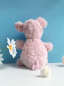 1pc Small Pig Shaped Plush Toy For Pets, Suitable For Playing And Accompanying - Pink - View 5