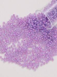 1400入組2mm混色玻璃圓形散珠,適用於手鍊、項鍊和珠寶製作 - 墨綠色 - 查看 6