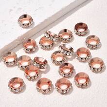 20 cái Đồng & Pha lê & Lớn Lỗ Hạt Spacer Hạt Bộ Đối với Làm đồ trang sức , Không giới tính - Nhiều màu - Xem 7