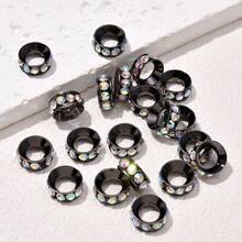 20 cái Đồng & Pha lê & Lớn Lỗ Hạt Spacer Hạt Bộ Đối với Làm đồ trang sức , Không giới tính - Nhiều màu - Xem 3