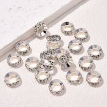 20 cái Đồng & Pha lê & Lớn Lỗ Hạt Spacer Hạt Bộ Đối với Làm đồ trang sức , Không giới tính - Nhiều màu - Xem 2