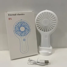 Mini Handheld Fan USB Charging Ultra-Quiet Lightweight And Portable Desk Cooler, Portable Air Conditioner For Home Office Travel Outdoor, Aire Aconditionado - Pink - View 9