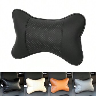 1pc Car Seats Neck Pillow Breathable Auto Head Neck Rest Cushion Relax Neck Support Cervical Headrest Comfortable Soft Car Pillow