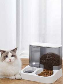 Dispensador Automático de Agua y Croquetas para Mascotas – 1L de Agua y 2.8L de Croquetas - Multicolor - Ver 1