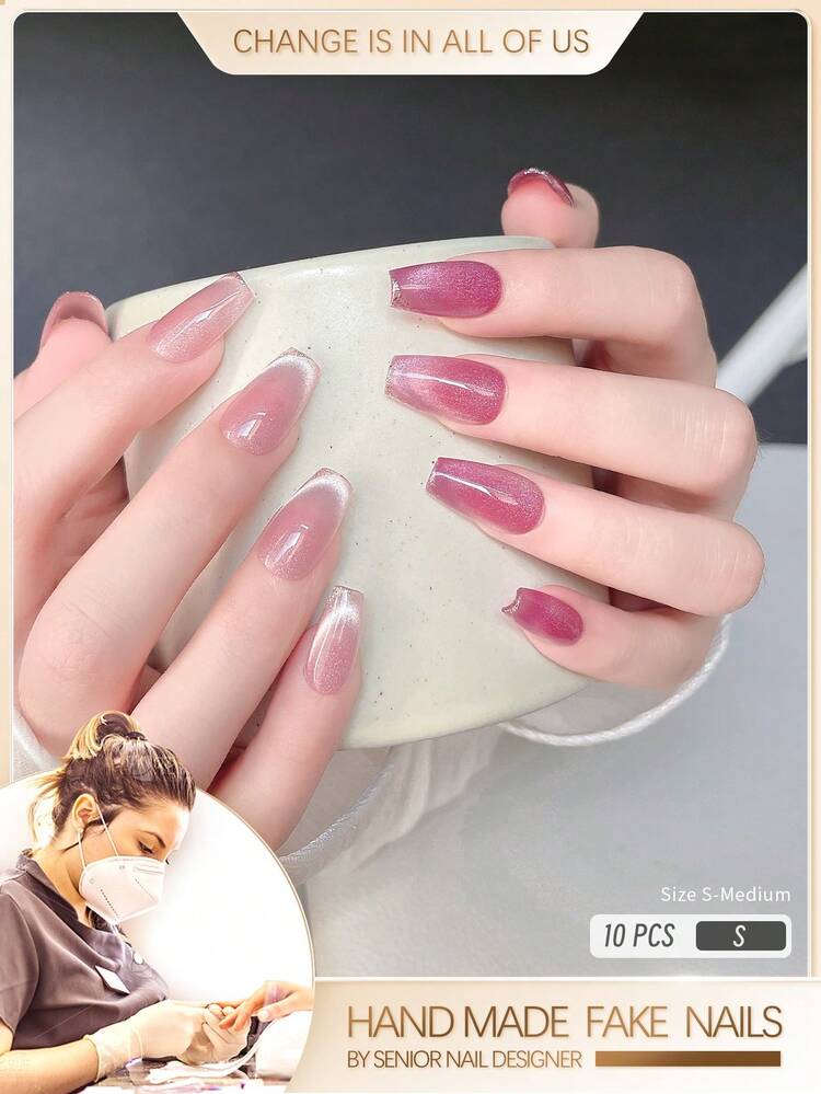 GIRL PLUS ネイルチップ 中型 サイズs フラットタイプ カテキョウ