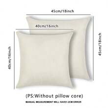 4入組聖誕主題格紋枕套,裝飾有聖誕樹、聖誕老人、信函和花環圖案,農家風格裝飾,適用於汽車、沙發、床、家居、戶外,不包含枕芯 - 彩色 - 查看 5