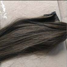 Aplique Mechas Morena Iluminada Tic Tac Liso tela fibra organica - Multicolorido - Visão 3